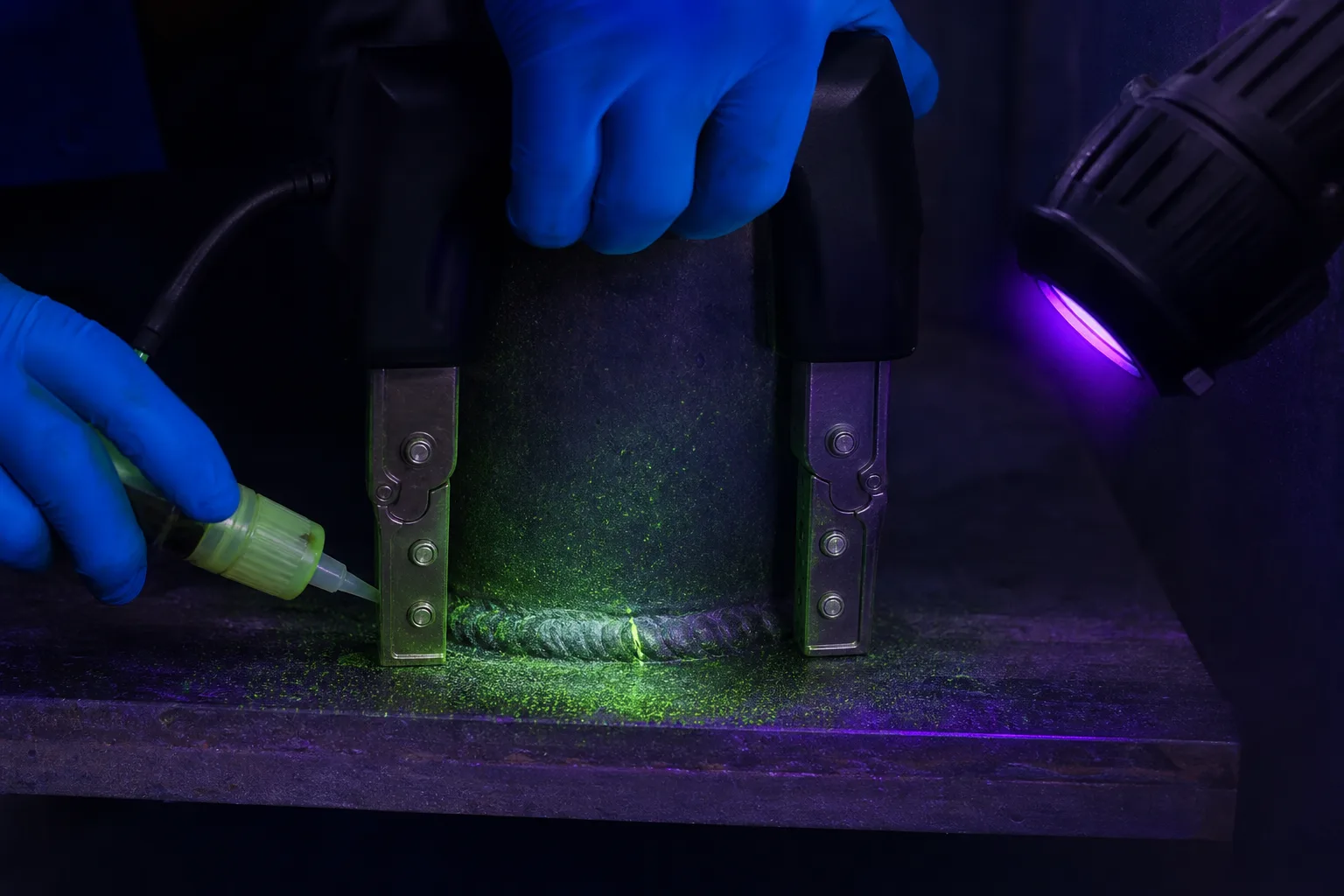Magnetpulverprüfung MT